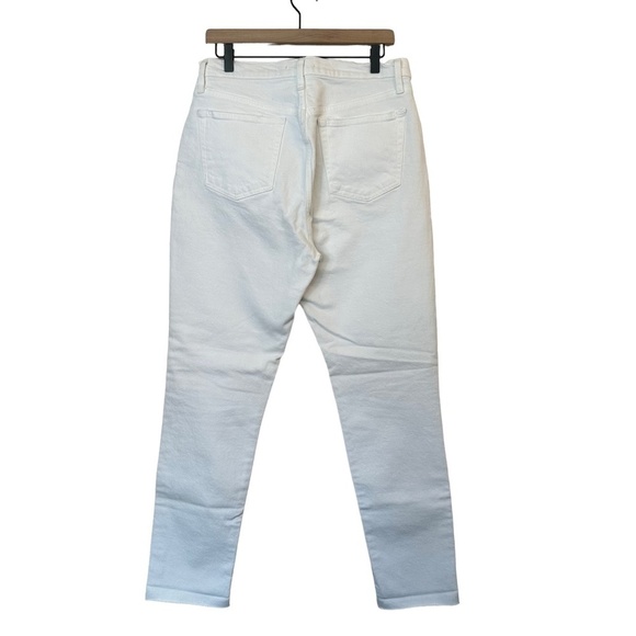 Free People We the Free 5 Button Fly Jeans High Rise Raw hems Distressed Size 31 - Picture 2 of 16